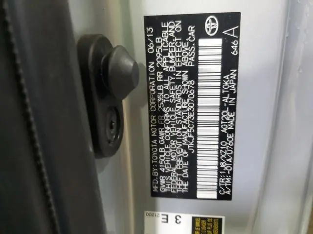 2014 TOYOTA SCION TC   