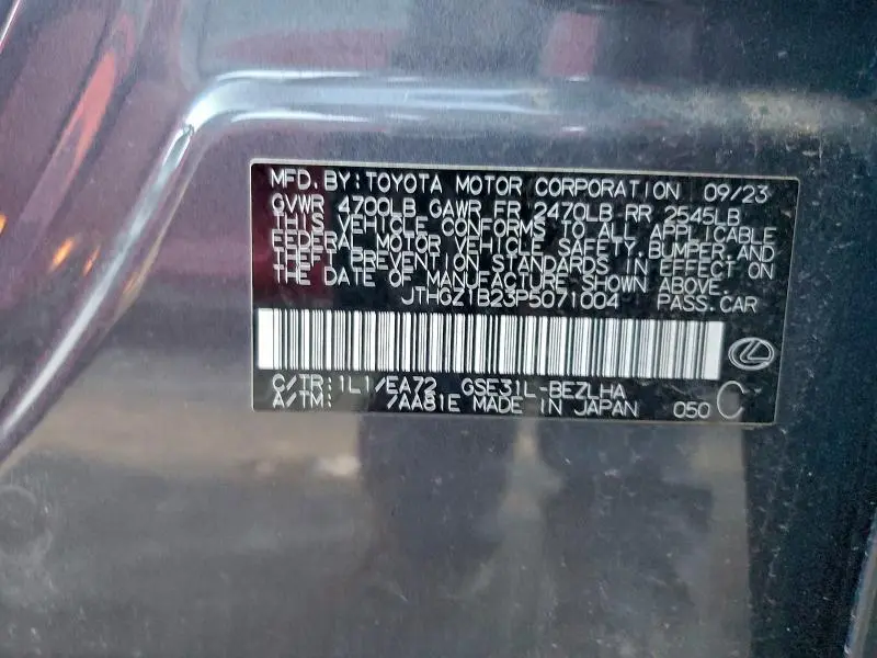 2023 LEXUS IS 350 F SPORT DESIGN  