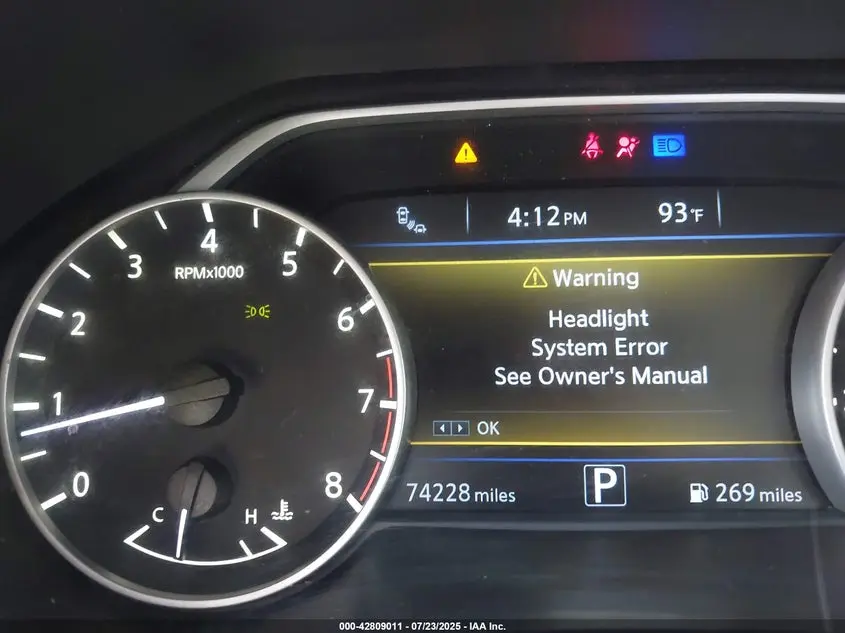 2016 NISSAN MAXIMA 3.5 PLATINUM