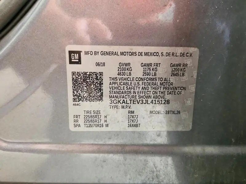 2018 GMC TERRAIN SLE  