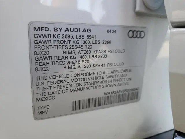 2024 AUDI Q5 E PRESTIGE 55  