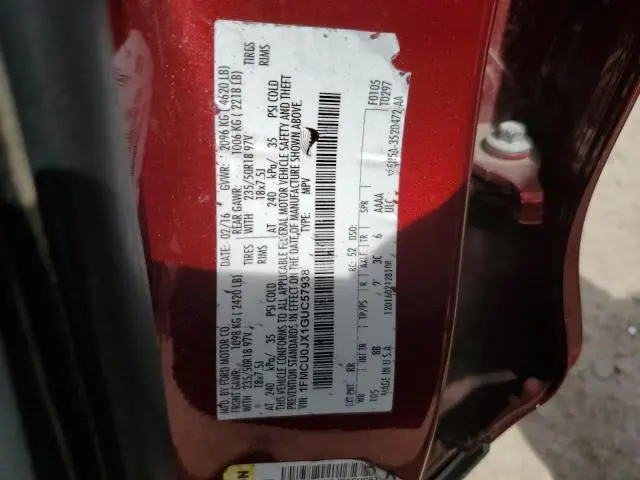 2016 FORD ESCAPE TITANIUM  