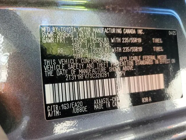 2025 TOYOTA RAV4 LIMITED  