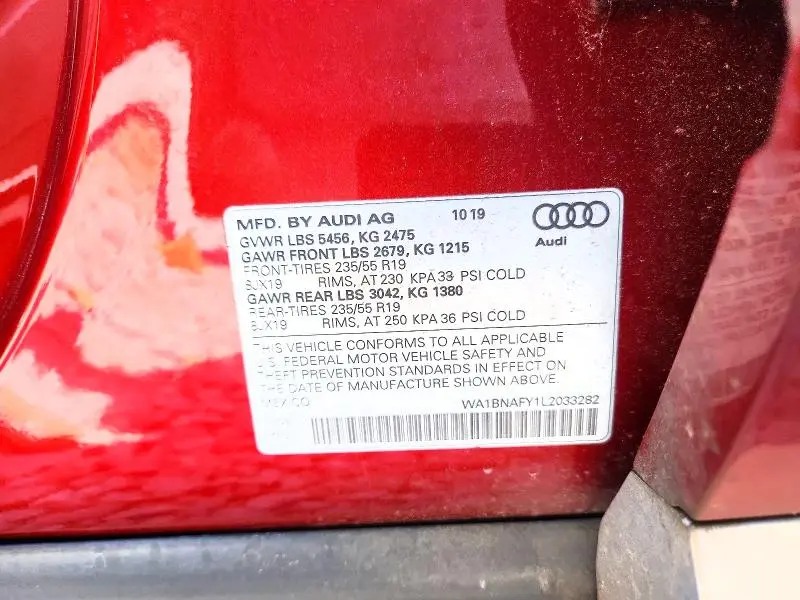2020 AUDI Q5 PREMIUM PLUS  