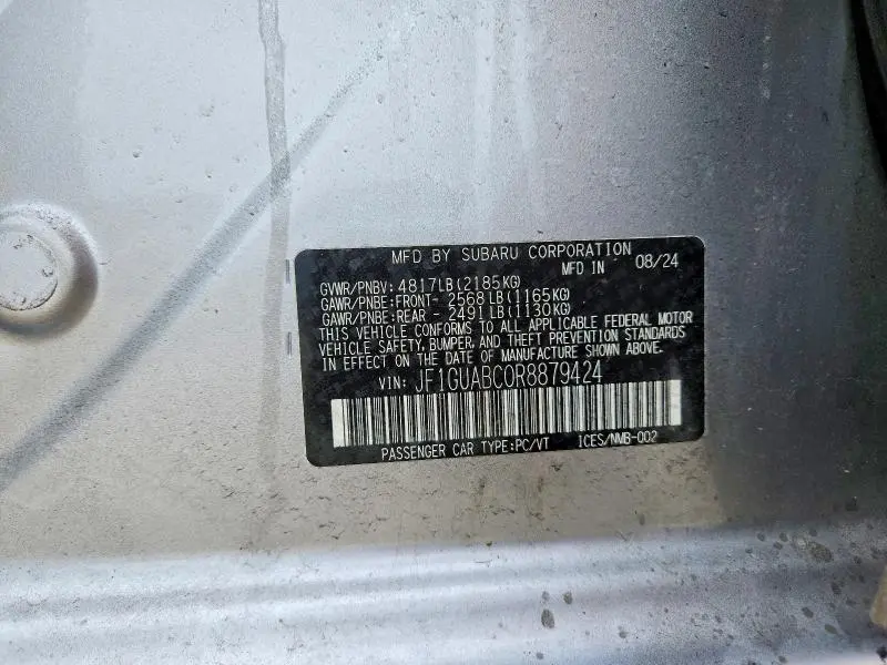 2024 SUBARU IMPREZA   
