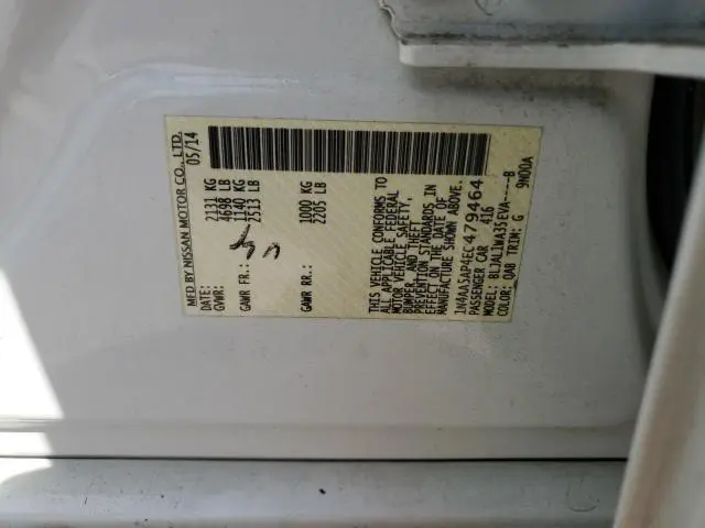 2014 NISSAN MAXIMA S  