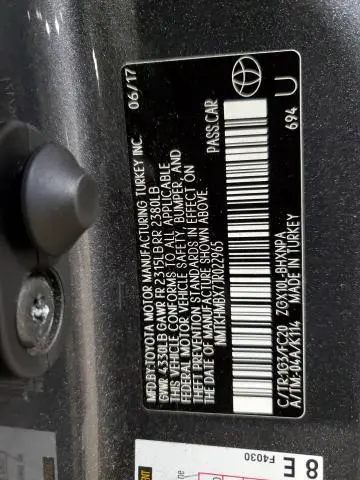 2018 TOYOTA C-HR XLE  