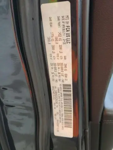 2016 DODGE DURANGO LIMITED  