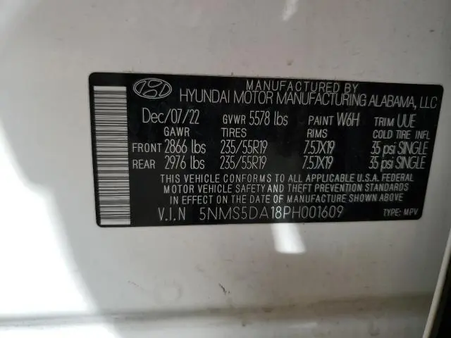 2023 HYUNDAI SANTA FE LIMITED  