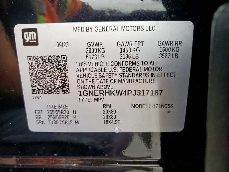 2023 CHEVROLET TRAVERSE LT  