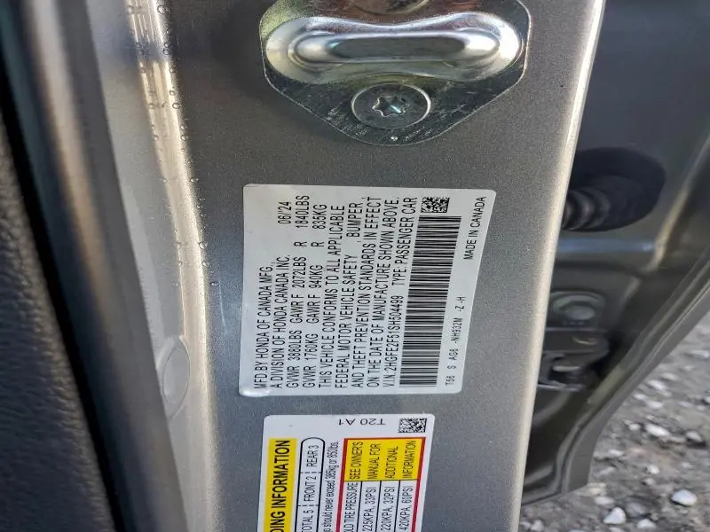 2025 HONDA CIVIC SPORT  