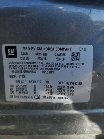 2021 BUICK ENCORE GX SELECT  