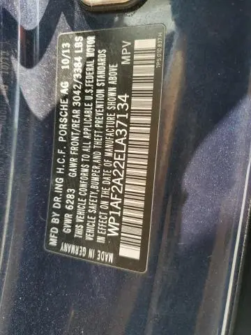 2014 PORSCHE CAYENNE   