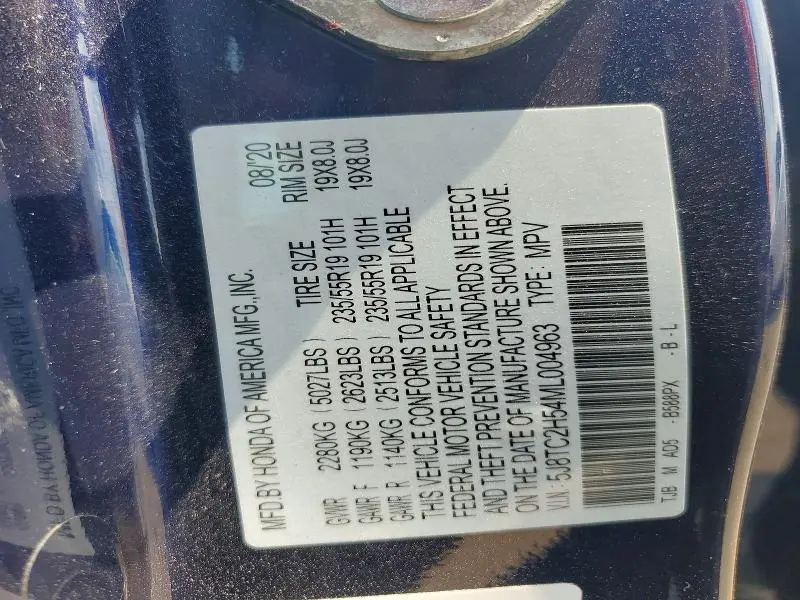 2021 ACURA RDX TECHNOLOGY  