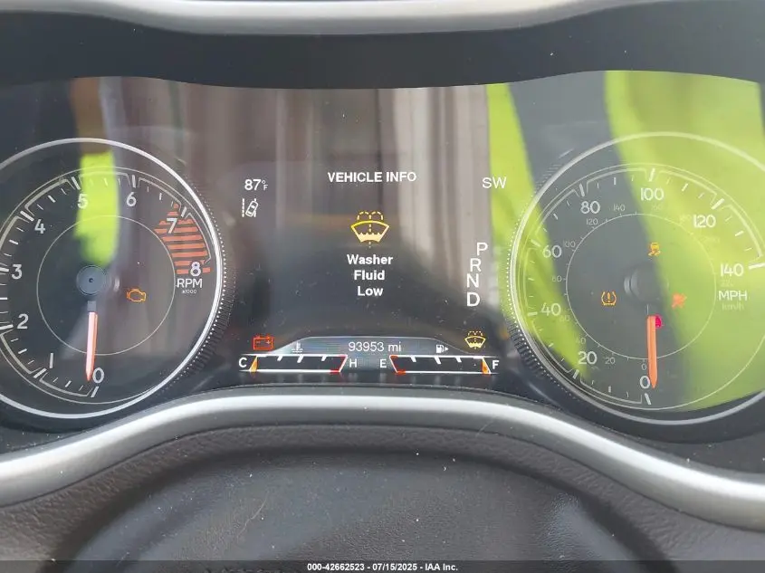 2016 JEEP CHEROKEE OVERLAND