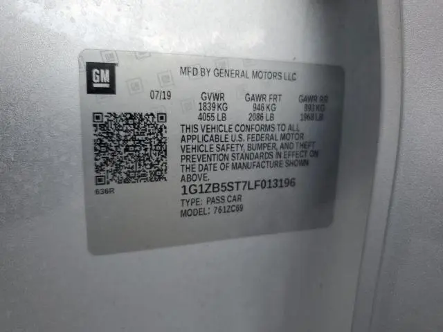 2020 CHEVROLET MALIBU LS  