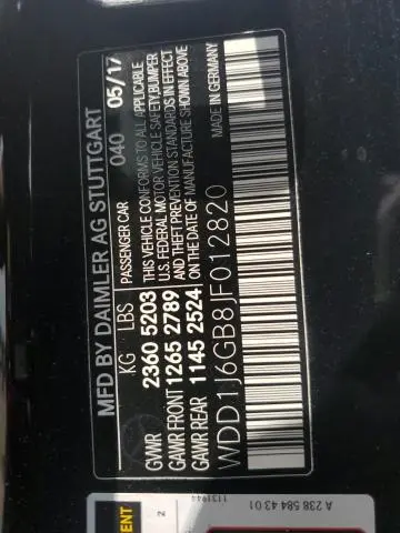 2018 MERCEDES-BENZ E 400 4MATIC  