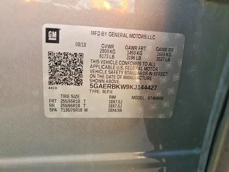 2019 BUICK ENCLAVE ESSENCE  