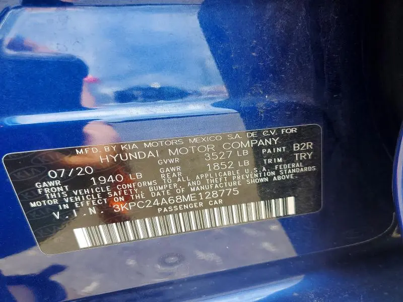 2021 HYUNDAI ACCENT SE  