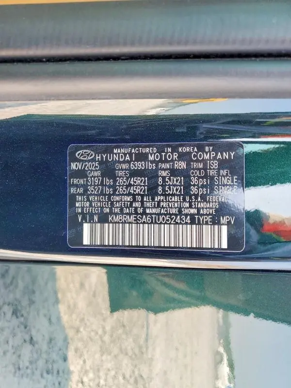 2026 HYUNDAI PALISADE CALLIGRAPHY  