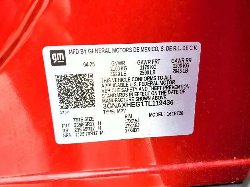 2026 CHEVROLET EQUINOX LT  