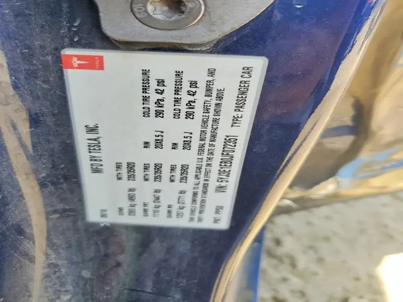 2018 TESLA MODEL 3   
