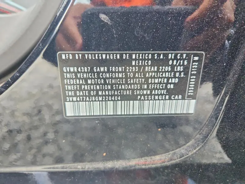 2016 VOLKSWAGEN JETTA GLI  