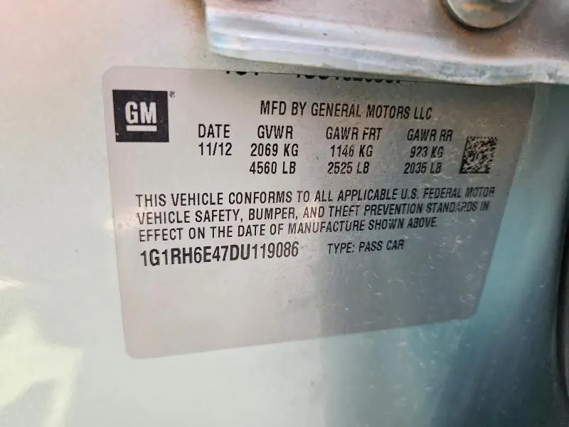 2013 CHEVROLET VOLT   