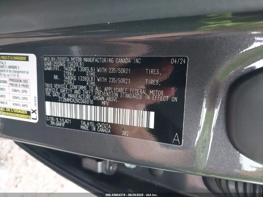 2024 LEXUS RX 350 LUXURY