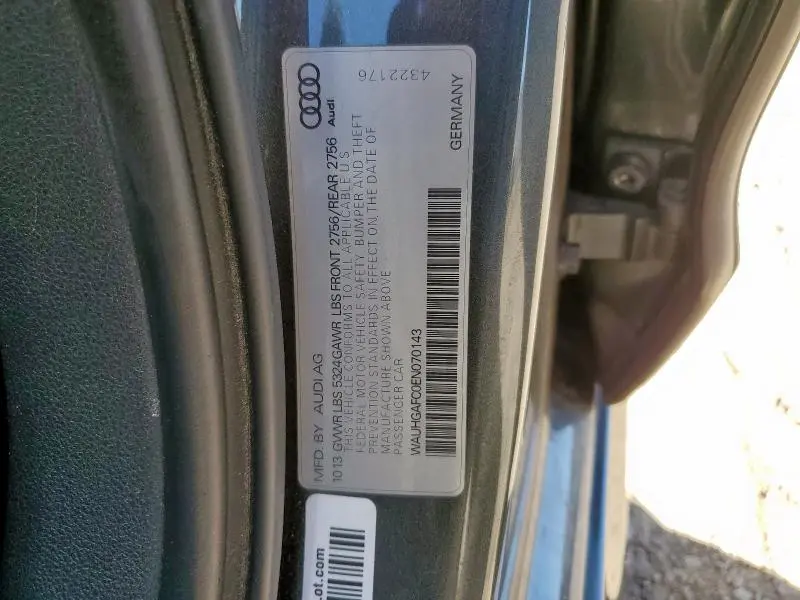 2014 AUDI A6 PRESTIGE  