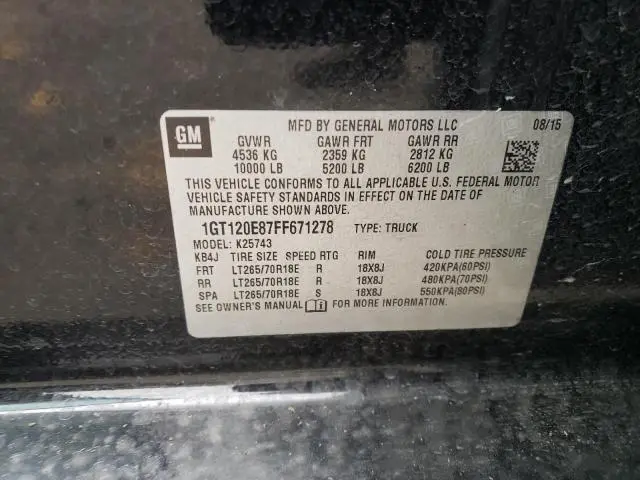 2015 GMC SIERRA K2500 DENALI  