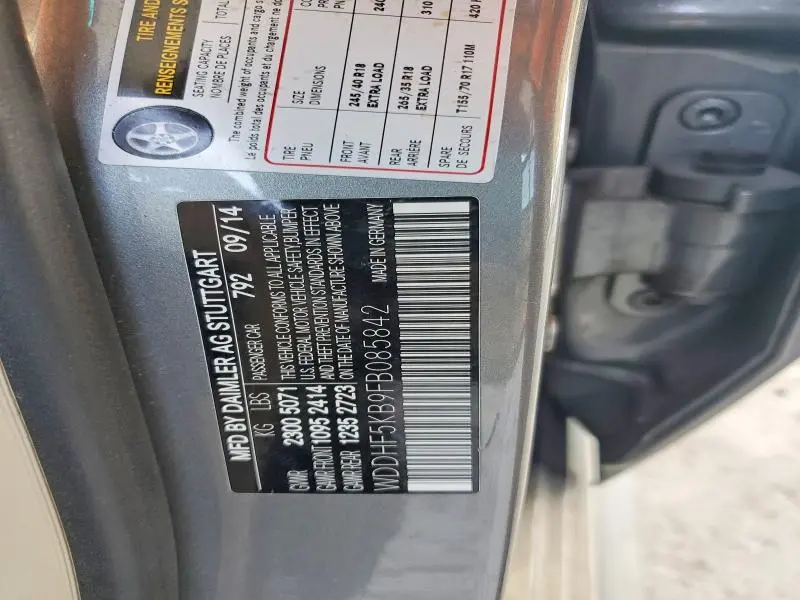 2015 MERCEDES-BENZ E 350  