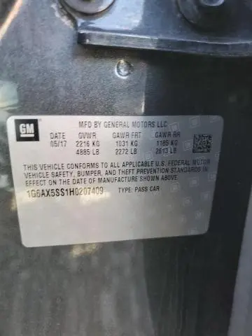 2017 CADILLAC CTS LUXURY  