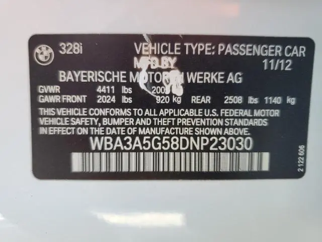 2013 BMW 328 I