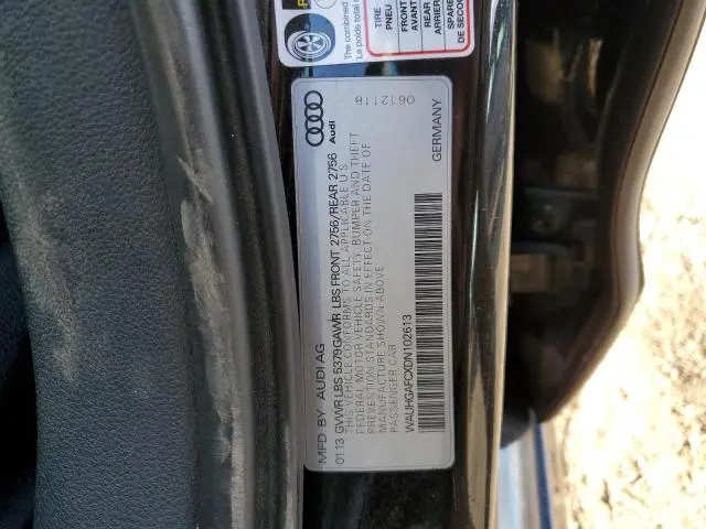 2013 AUDI A6 PRESTIGE  