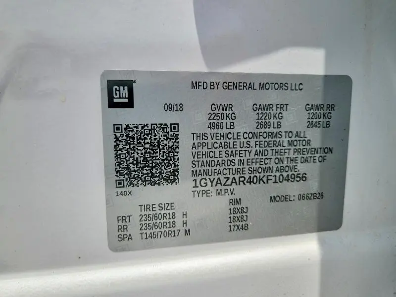2019 CADILLAC XT4 LUXURY  