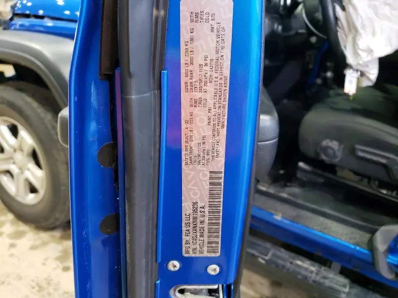 2022 JEEP WRANGLER SPORT  