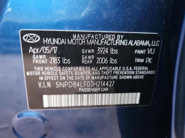 2018 HYUNDAI ELANTRA SEL  