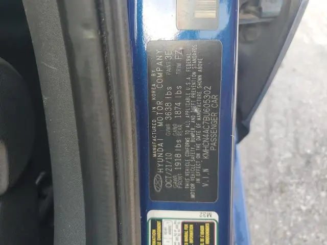 2011 HYUNDAI ACCENT GLS  