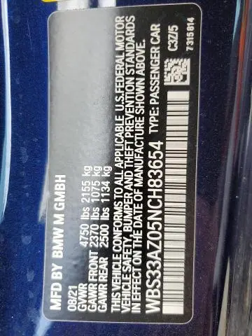 2022 BMW M4 COMPETITION  