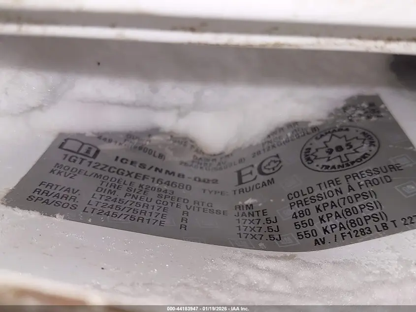 2014 GMC SIERRA 2500HD WORK TRUCK