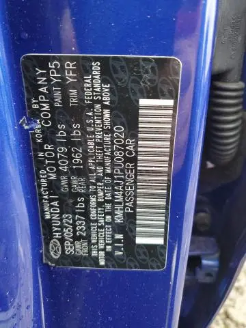 2023 HYUNDAI ELANTRA BLUE  