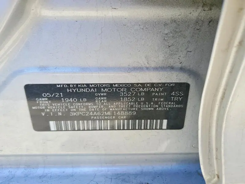 2021 HYUNDAI ACCENT SE  