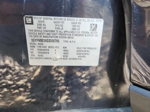 2016 CADILLAC SRX LUXURY COLLECTION  