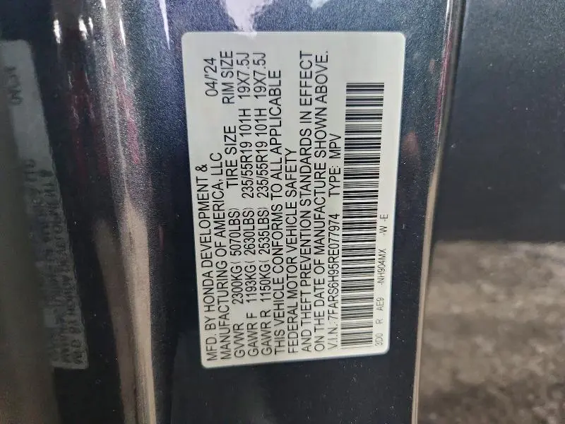 2024 HONDA CR-V SPORT TOURING  