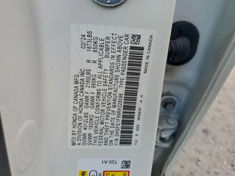 2024 HONDA CIVIC TOURING  