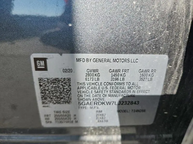 2020 BUICK ENCLAVE AVENIR  