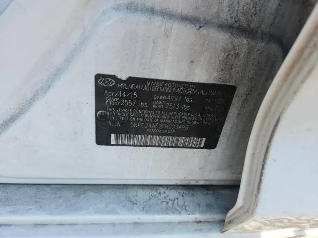2015 HYUNDAI SONATA SE  