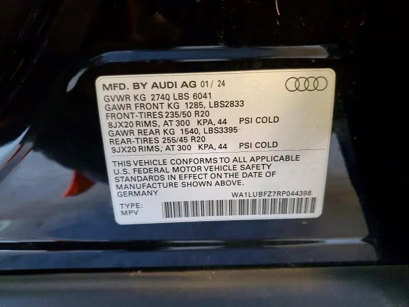 2024 AUDI Q4 E-TRON PREMIUM PLUS  