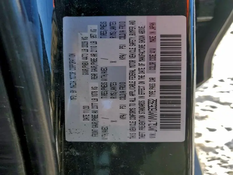 2021 MAZDA 6 TOURING  